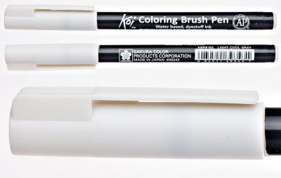 Pisak pędzelkowy Koi Coloring Brush Pen Sakura #153 light cool gray